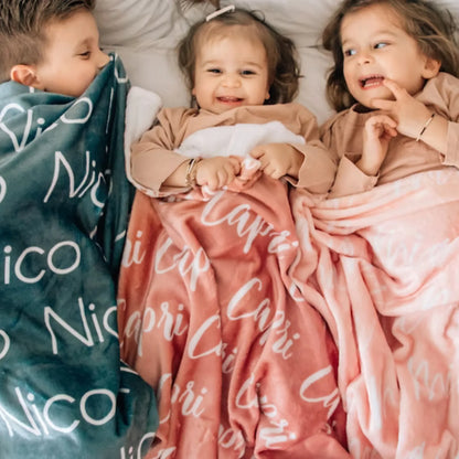Plaid Personnalisé Enfant & Bébé - Collection Cocon | Souvenir Éternel